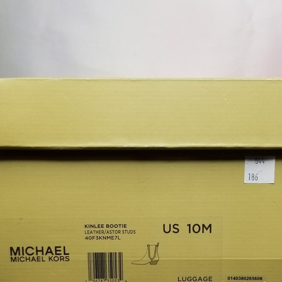 Michael Kors Women's Kinlee Astor Studded Leather Ankle Boot Size 10  NWT - Picture 9 of 9